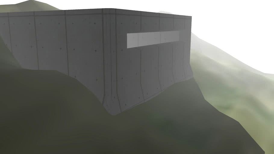 concrete bunker