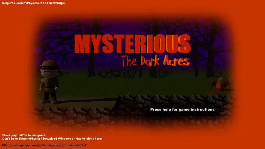 Mysterious: The Dark Acres (SketchyPhysics game)