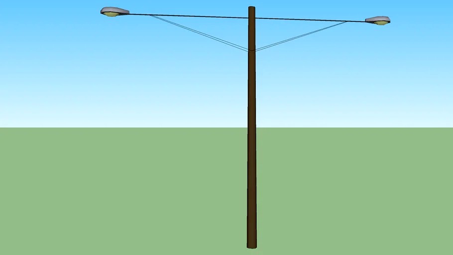 double pole light