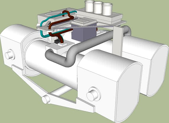 Experimental Bi-piston engine