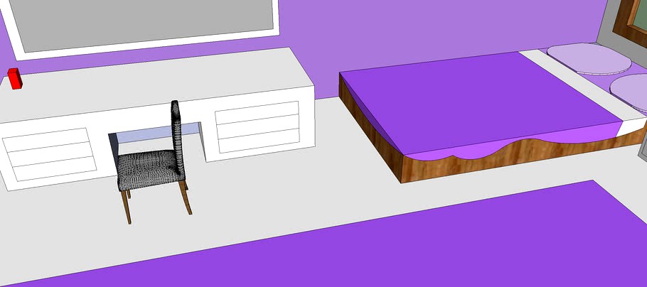 A Purple Bedroom