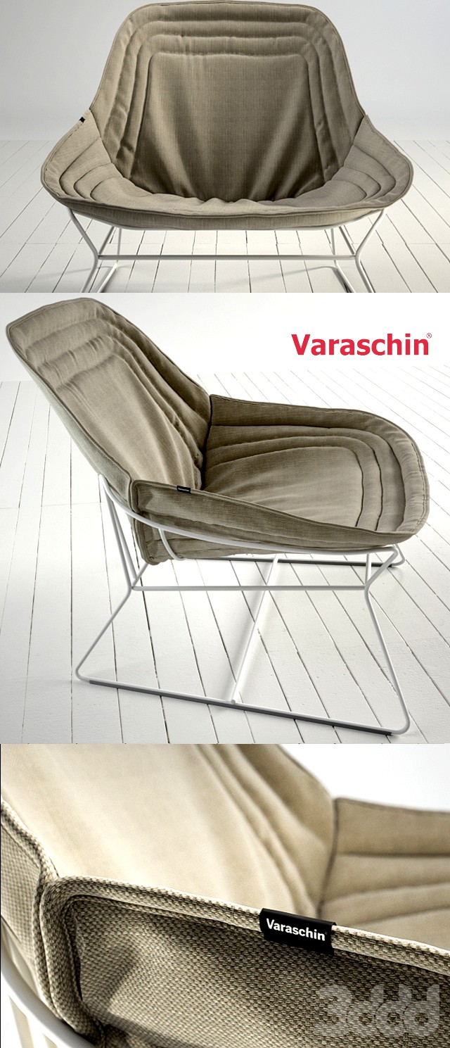 Chapeau armchair by Varaschin