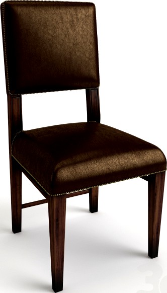 Campaign side chair by Theodore Alexander