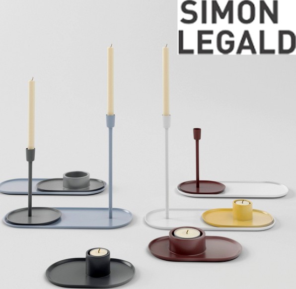 Candle holders by Simon Legald