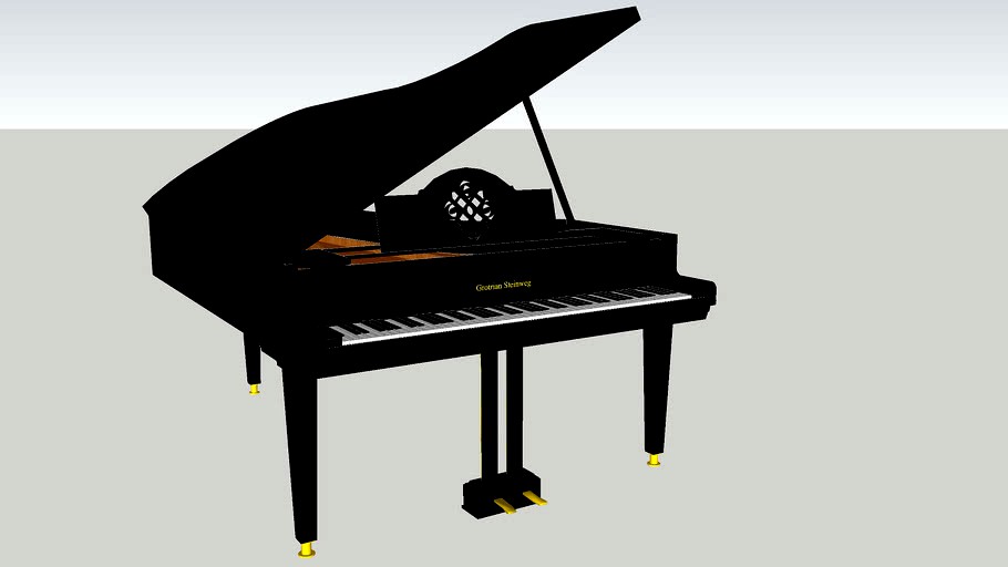 Black piano