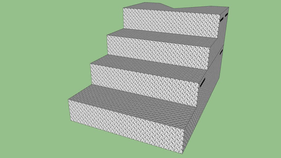 WWE STEEL STEPS 3d model