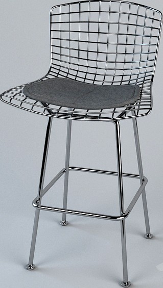 Wire Kitchen Chair - Bertoia