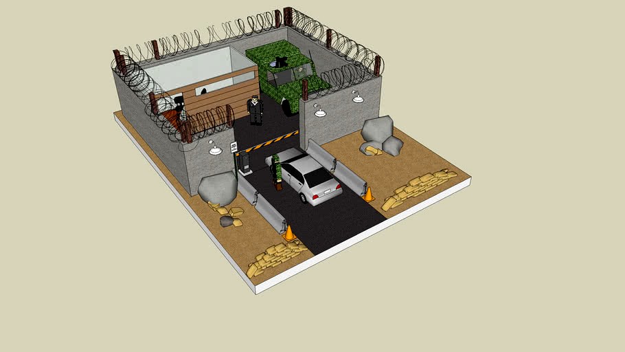 NTO army outpost/bunker