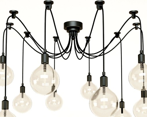 Edison chandelier