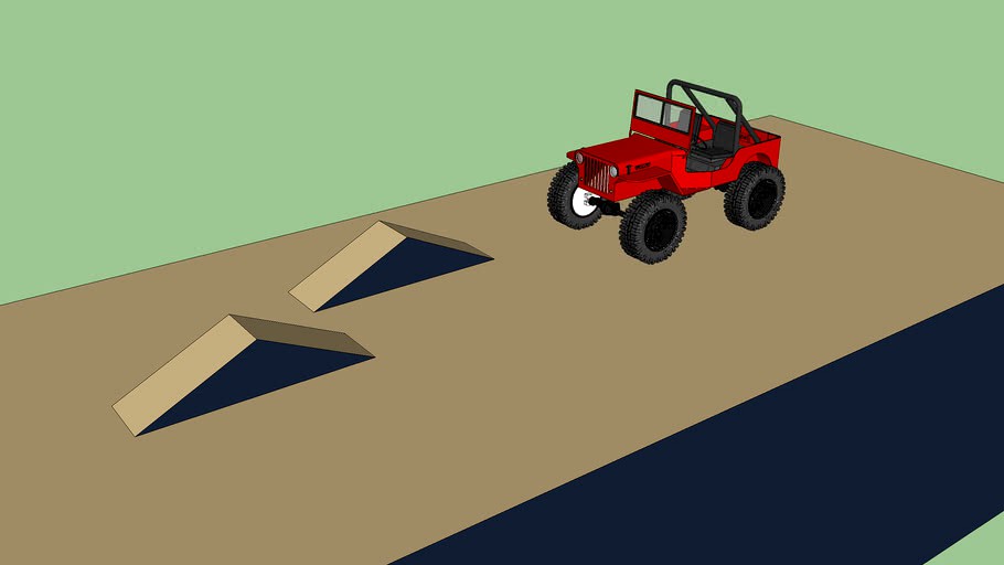 Willys Jeep (sketchyphysics)