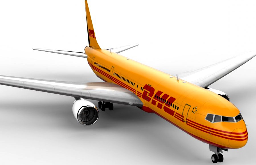 B767-300 DHL3d model