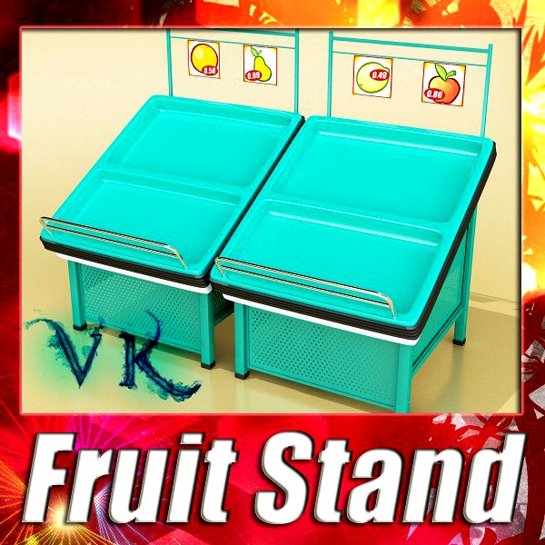 Fruits Stand.3d model