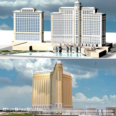 Las Vegas Mandalay Bay3d model