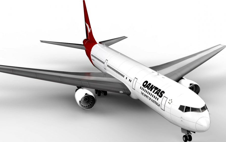 B767-300 Qantas3d model