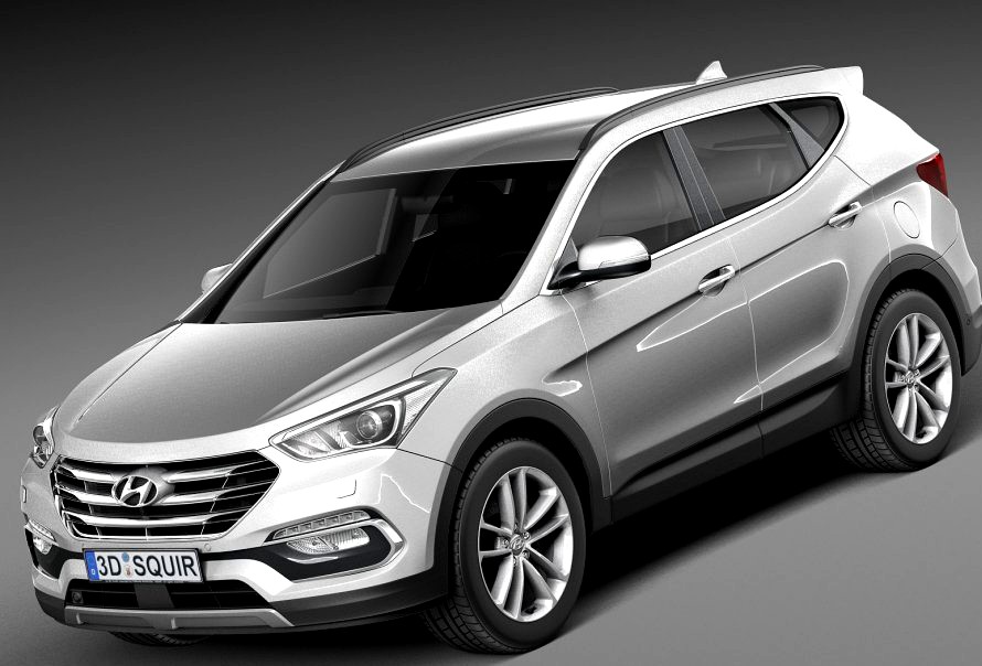 Hyundai SantaFe 20163d model