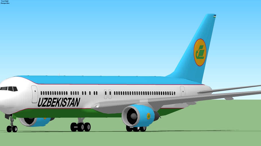 Uzbekistan Airways Ўзбекистон Ҳаво Йўллари Boeing 767-33P/ER (2013)