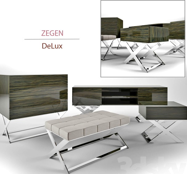Set of bedroom furniture. ZEGEN. Series DeLux.
