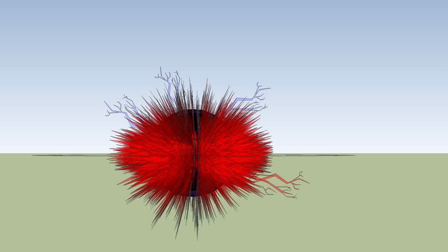huge explosion