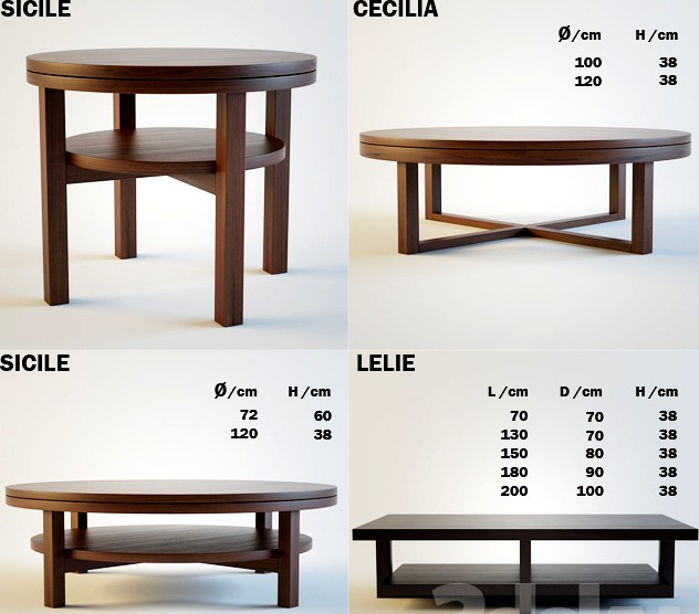 XVL / Coffee tables
