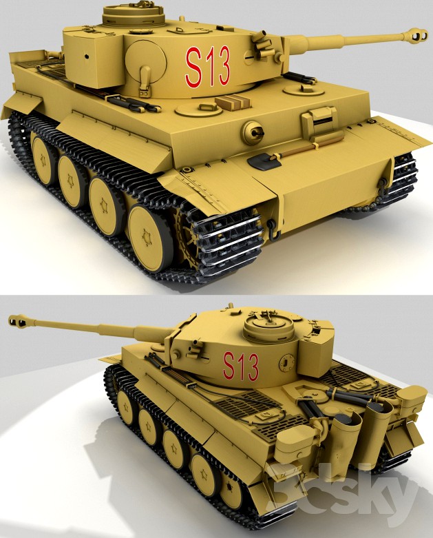 German heavy tank Tiger I Ausf E Pz. VI