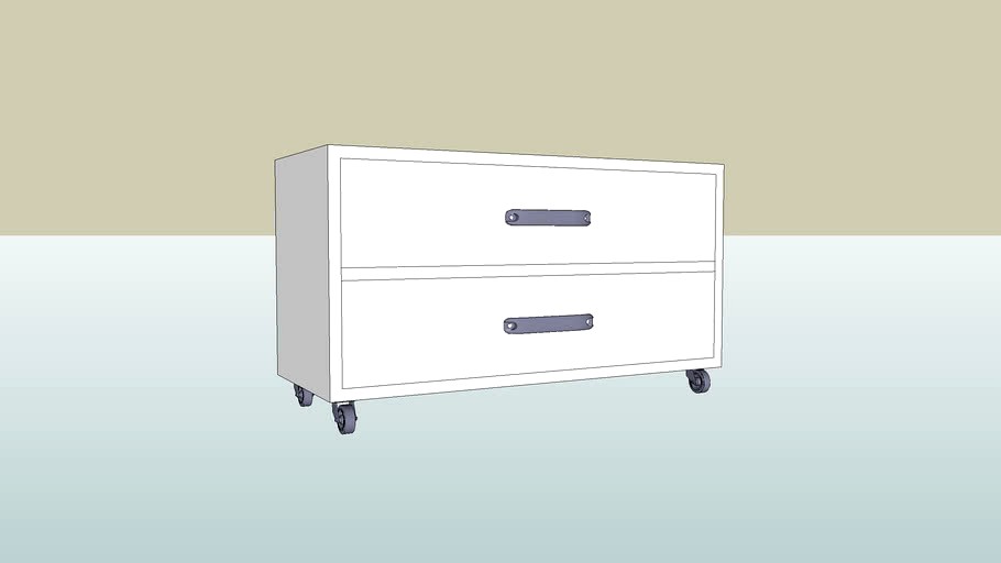 caisson à roulettes