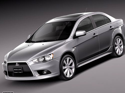 Mitsubishi Lancer GT 2008-20143d model