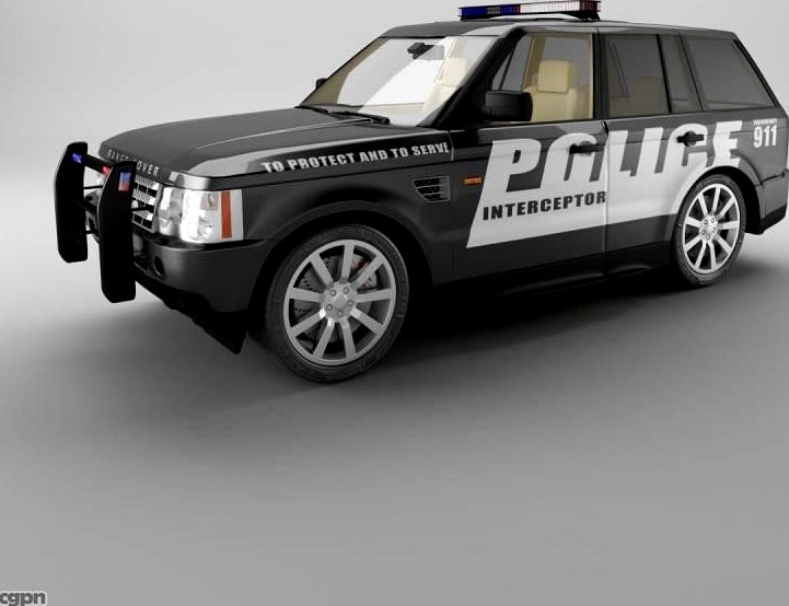 Range Rover Sport Police3d model