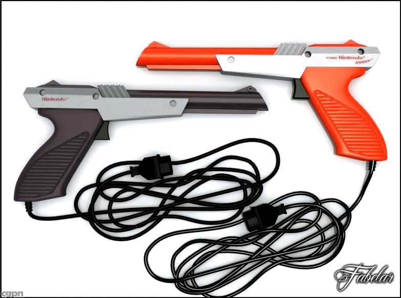 NES Zapper3d model