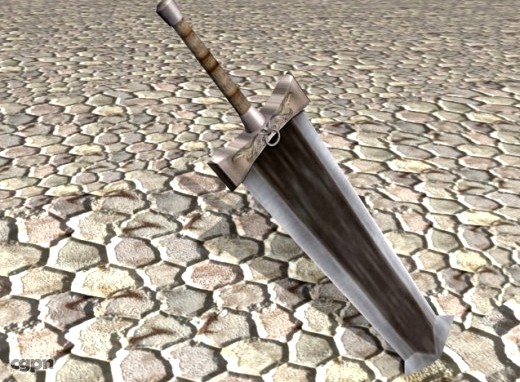 Requiem Great Sword3d model