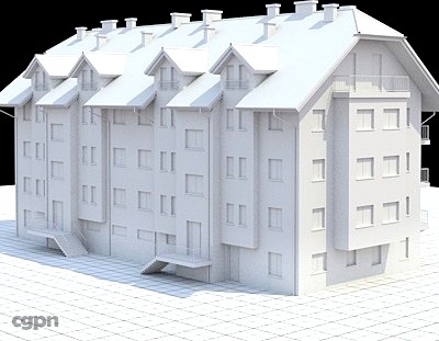 Multifamily house13d model
