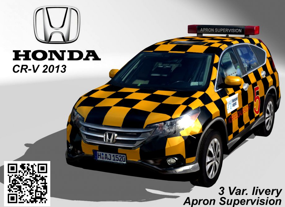 Honda cr-v 2013 Apron Follow me3d model