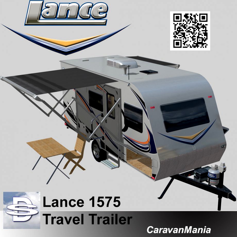 Lance 1575 Travel Trailer3d model