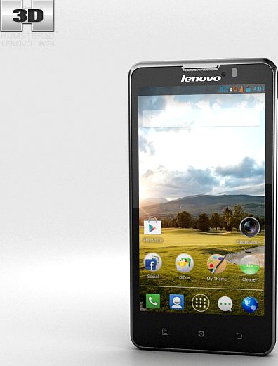 Lenovo P780 Black3d model
