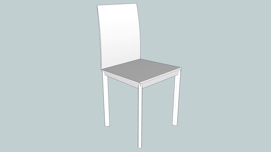 74298 Leder Stuhl Milano White (by Hugo), Chair