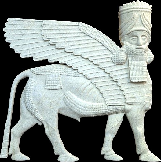 Assyrian bas relief sculpture centaur3d model