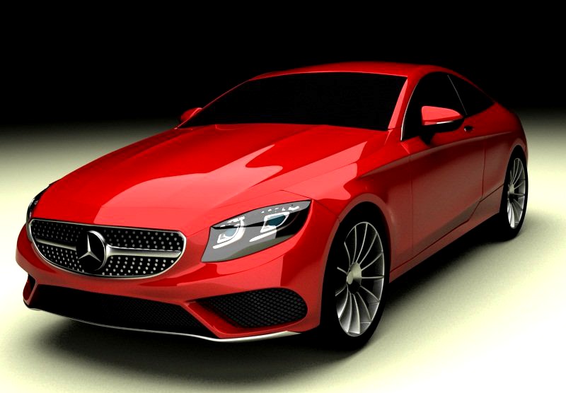 Mercedes Benz S Class Coupe 20153d model