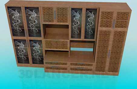 3D Model Panel with braid