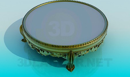 3D Model Coffee Table Antique