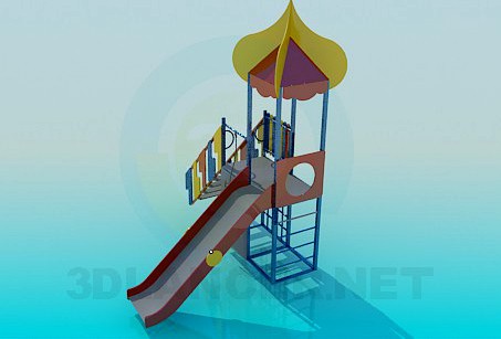 3D Model Children&#039;s slide