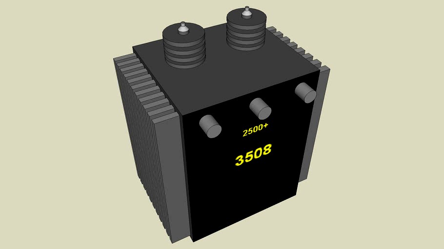 2500 KVA Power Transformer - Sketchup 5.