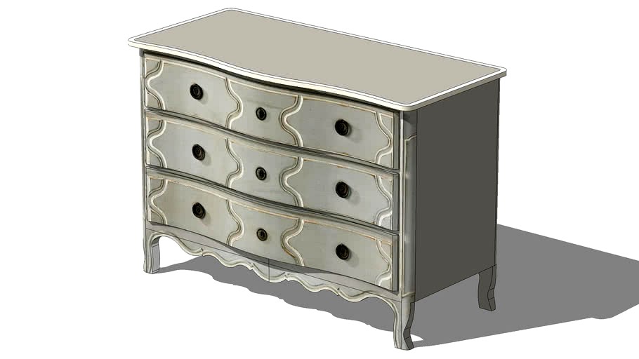 Commode gris clair ST REMY, Maisons du monde, Réf. 110407, Prix : 590