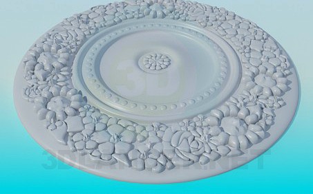 3D Model Ceiling outlet