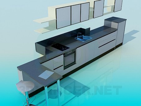 3D Model Kitchen set