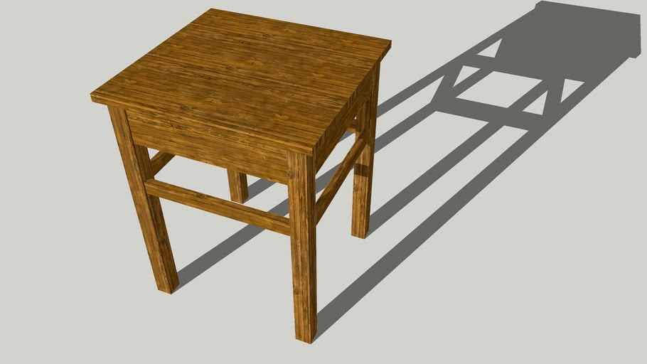 Табуретка из клееной древесины