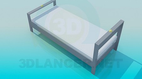 3D Model Single bed