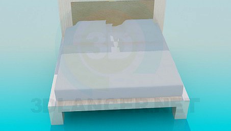 3D Model Bed double