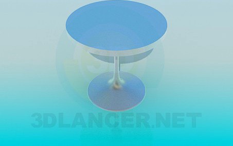 3D Model Metal round table