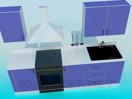 3D Model Kitchen set