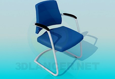 3D Model Stool on a metal framework