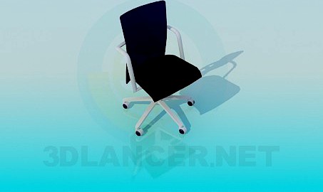 3D Model Chair on casters
